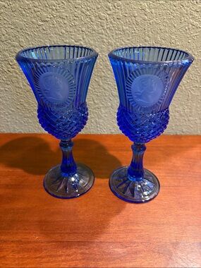 Avon Vintage Fostoria George Washington Goblets